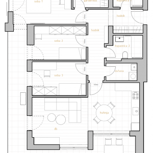 RIJEKA, ZAMET – Trosoban stan na 4. katu s 2 garažna mjesta 
