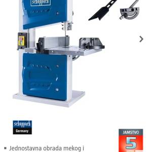 Scheppach Tračna pila HBS25