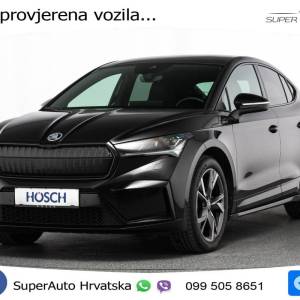 Škoda Enyaq 60 62 kWh Sportline 180 KS, MATRIX+ACC+PANO+GR SJED+KAM+VIRT+PDC