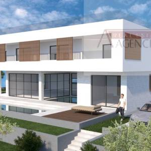 Solin Mravince moderna vila u izgradnji 521 m2 na parceli od 1473 m2 