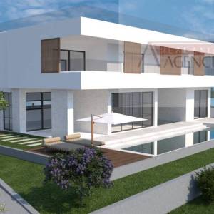 Solin Mravince moderna vila u izgradnji 521 m2 na parceli od 1473 m2 