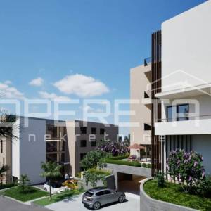 Stan 3S, 87,71 m² s terasom i vrtom na povišenoj lokaciji, Makarska