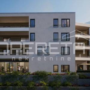 Stan 3S, 87,71 m² s terasom i vrtom na povišenoj lokaciji, Makarska