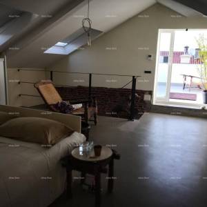 Top lokacija! Dvoetažni penthouse s parkirnim mjestom i pogledom na more, Umag!