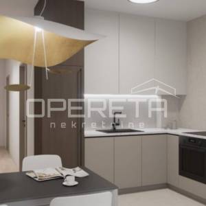 Trosobni stan, novogradnja, Omiš, pogled na more