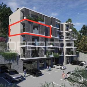 Trosobni stan, novogradnja, Omiš, pogled na more