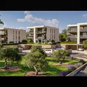 UMAG, ZAMBRATIJA - fantastična novogradnja 100 metara od mora i plaže, vrhunska POZICIJA! Stan s terasom