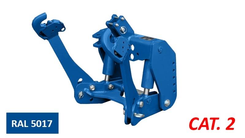 UNIVERZALNI KIT PREDNJA ČELNA HIDRAULIKA 2KAT ZA TRAKTOR 1500kg - PLAV