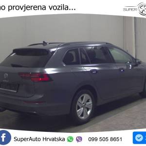 VW Golf 8 Variant 2.0 TDI Aut. Life 116 KS, ACC+LED+GR SJED+PANO+HEAD+MASAŽA