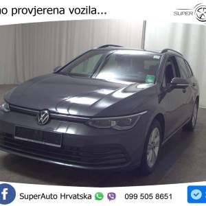 VW Golf 8 Variant 2.0 TDI Aut. Life 116 KS, ACC+LED+GR SJED+PANO+HEAD+MASAŽA