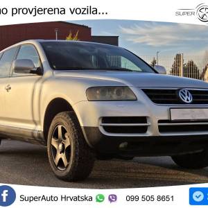 VW Touareg 2.5 TDI R5 4M 174 KS, REG 08/26 ZRAČNI+TEM+GR SJED+NAVI+PDC