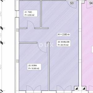 ZADAR – CRVENE KUĆE - Stan 61,13 m², garaža + parking!