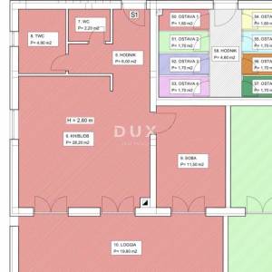 ZADAR, CRVENE KUĆE - Stan 78,1 m², garaža + parking!