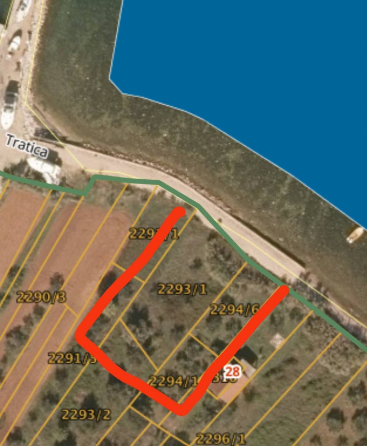 Zadar/ Pašman /KRAJ , Teren 570m2, GRAĐEVINSKA DOZVOLA