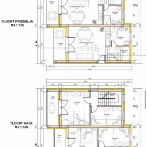 ZADAR, PRIVLAKA- Troetažni stan s pogledom na more- Novogradnja!