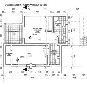 Zagreb-Remete, 2S stan sa spremištem i garažom, prizemlje kuće