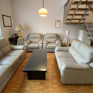 Zagreb-Trnovčica, dvoetažni 4S stan u kući, 2.kat+visoko potkrovlje