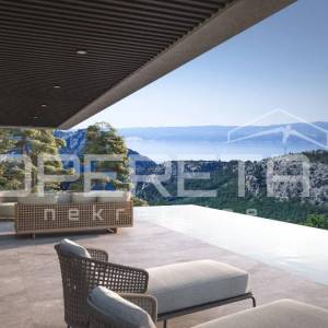 Zemljište 1.546 m² s projektom za modernu vilu, Omiš
