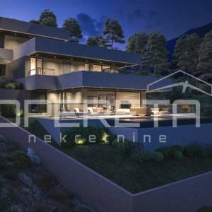 Zemljište 1.546 m² s projektom za modernu vilu, Omiš
