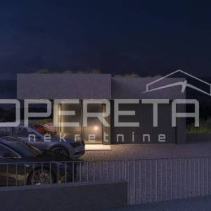 Zemljište 1.546 m² s projektom za modernu vilu, Omiš
