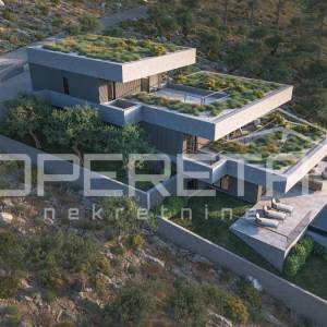 Zemljište 1.546 m² s projektom za modernu vilu, Omiš
