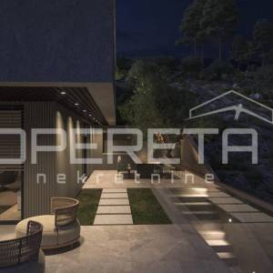 Zemljište 1.546 m² s projektom za modernu vilu, Omiš
