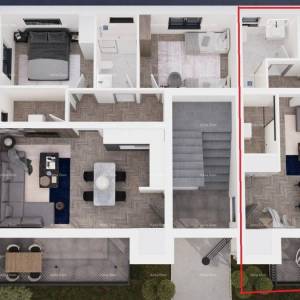 ŽMINJ – obiteljski stan u prizemlju u mirnom okruženju (Stan C)