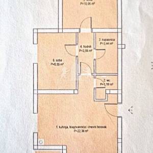 2-soban stan s uređenom krovnom terasom - Zadar, Višnjik