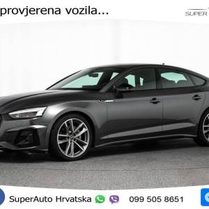Audi A5 SB 40 TFSI S tronic 2xS line 204 KS, MATRIX+ACC+GR SJED+KAM+VIRT+PDC