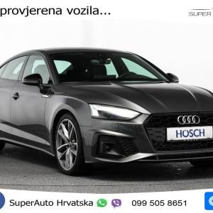 Audi A5 SB 40 TFSI S tronic 2xS line 204 KS, MATRIX+ACC+GR SJED+KAM+VIRT+PDC