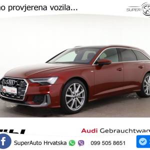 Audi A6 Avant 50 TFSIe quattro S tronic S line 299 KS, PANO+360°+GR SJED+ACC+KEY