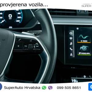 Audi e-tron 50 71 kWh quattro 313 KS, ZRAČNI+MATRIX+TEM+GR SJED+KAM+VIRT+PDC