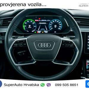 Audi e-tron SB 50 quattro S line 313 KS, ZRAČNI+LED+KAM+GR SJED+VIRT
