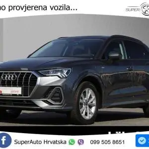 Audi Q3 45 TFSIe S tronic S line 245 KS, KAM+KEY+GR SJED+VIRT+LANE