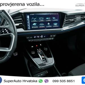 Audi Q4 e-tron SB 45 82 kWh quattro 2xS line 286 KS, MATRIX+ACC+GR SJED+KAM+PDC