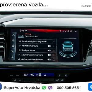 Audi Q4 e-tron SB 45 82 kWh quattro 2xS line 286 KS, MATRIX+ACC+GR SJED+KAM+PDC