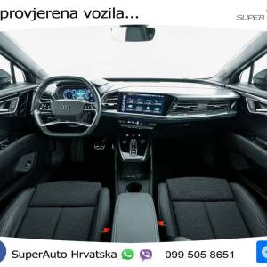 Audi Q4 e-tron SB 45 82 kWh quattro 2xS line 286 KS, MATRIX+ACC+GR SJED+KAM+PDC