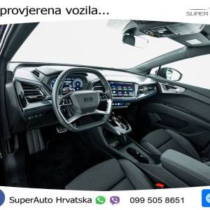 Audi Q4 e-tron SB 45 82 kWh quattro 2xS line 286 KS, MATRIX+ACC+GR SJED+KAM+PDC