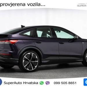 Audi Q4 e-tron SB 45 82 kWh quattro 2xS line 286 KS, MATRIX+ACC+GR SJED+KAM+PDC