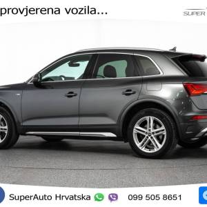 Audi Q5 50 TFSIe quattro S tronic 2xS line 299 KS, LED+ACC+ASIST+PDC+KUKA+NAVI