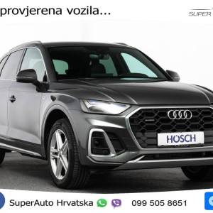 Audi Q5 50 TFSIe quattro S tronic 2xS line 299 KS, LED+ACC+ASIST+PDC+KUKA+NAVI