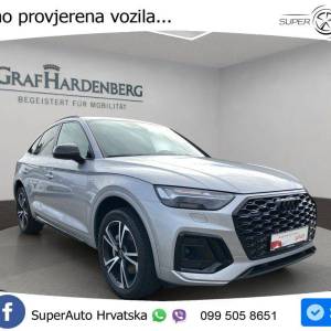 Audi Q5 Sportback 55 TFSIe quattro Aut. S line 367 KS, ACC+360°+GR SJED+VIRT+KEY