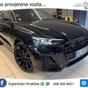 Audi Q8 50 TDI quattro Aut. S line 286 KS, ZRAČ+PANO+360°+GR SJED+ACC+KEY+VIRT