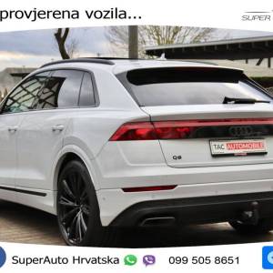 Audi Q8 50 TDI quattro Aut. S line 286 KS, ZRAČ+PANO+360°+GR SJED+ACC+KEY+VIRT