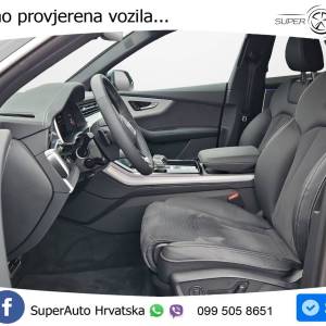 Audi Q8 50 TDI quattro Aut. S line 286 KS, ZRAČ+ACC+360°+GR SJED+VIRT+LANE