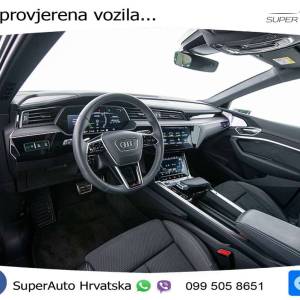 Audi Q8 e-tron 55 114 kWh quattro 2x S line 408 KS, ZRAČNI+GR SJED+PANO+HEAD+ACC