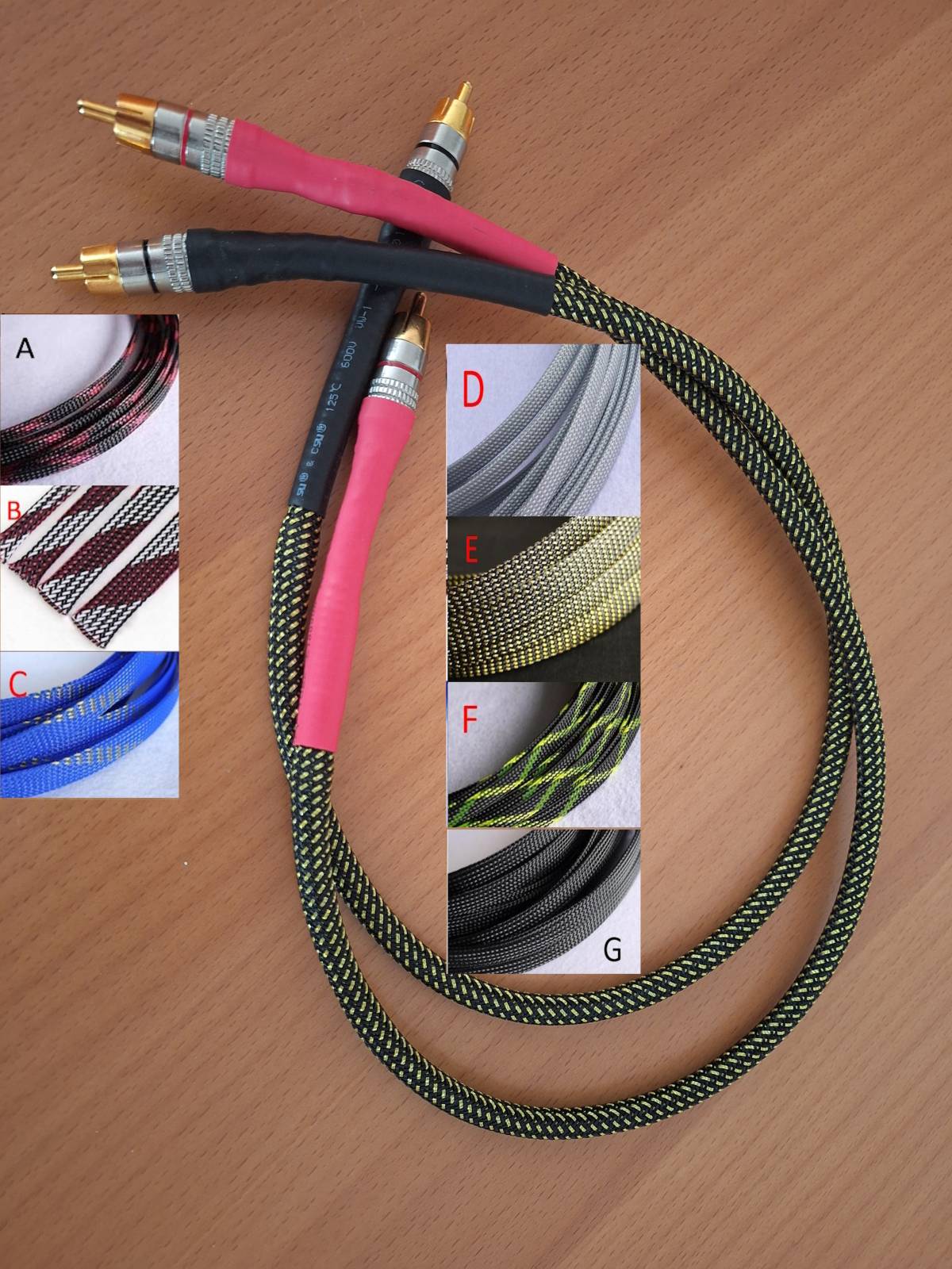 Audiofilski DIY interkonekt kabel MOGAMI 2582, L=60E cm (novo)