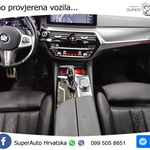 BMW 520d Touring Steptronic M Sport 190 KS, LED+TEM+VIRT+GR SJED+KAM+PARK