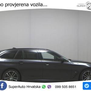 BMW 520d Touring Steptronic M Sport 190 KS, LED+TEM+VIRT+GR SJED+KAM+PARK