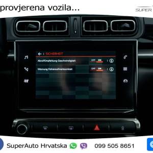 Citroen C3 1.2 PureTech Shine 110 KS, LED+TEM+KAM+PDC